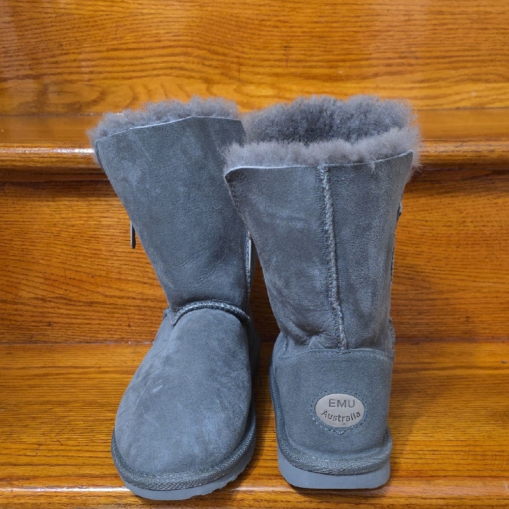 ✨️NWT✨️EMU Australia Charcoal Womens Boots - Picture 2 of 8